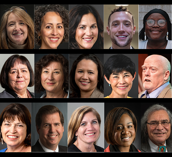 Profile of a smiling young Hispanic man